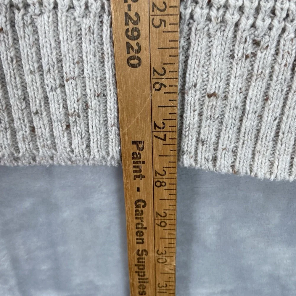 Wellen Sweater Mens Medium Huckberry Crew Neck Chunky Knit Pullover Fisherman